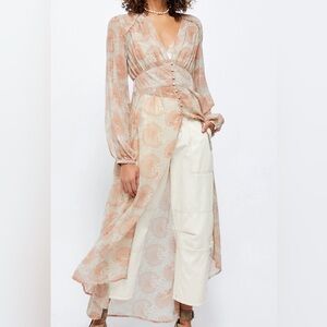Free People Valerie Duster  Size S